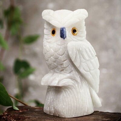 Seamon Midnight Owl Bird Figurine - Image 0