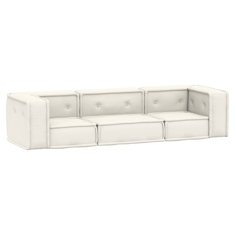 Cushy Sofa Set, Everyday Velvet Ivory - Image 0
