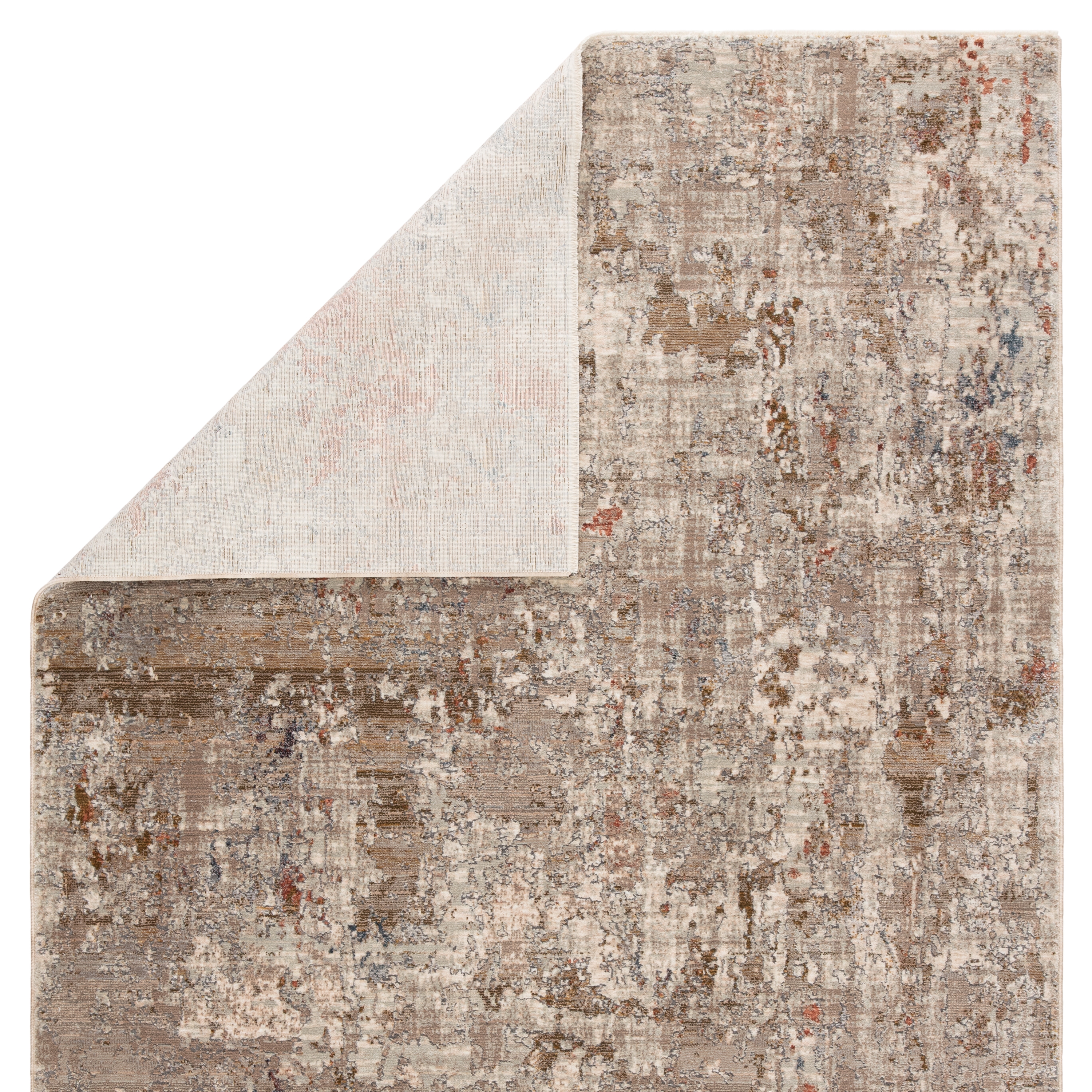 Marzena Abstract Tan/ Rust Area Rug (4'X6') - Image 2