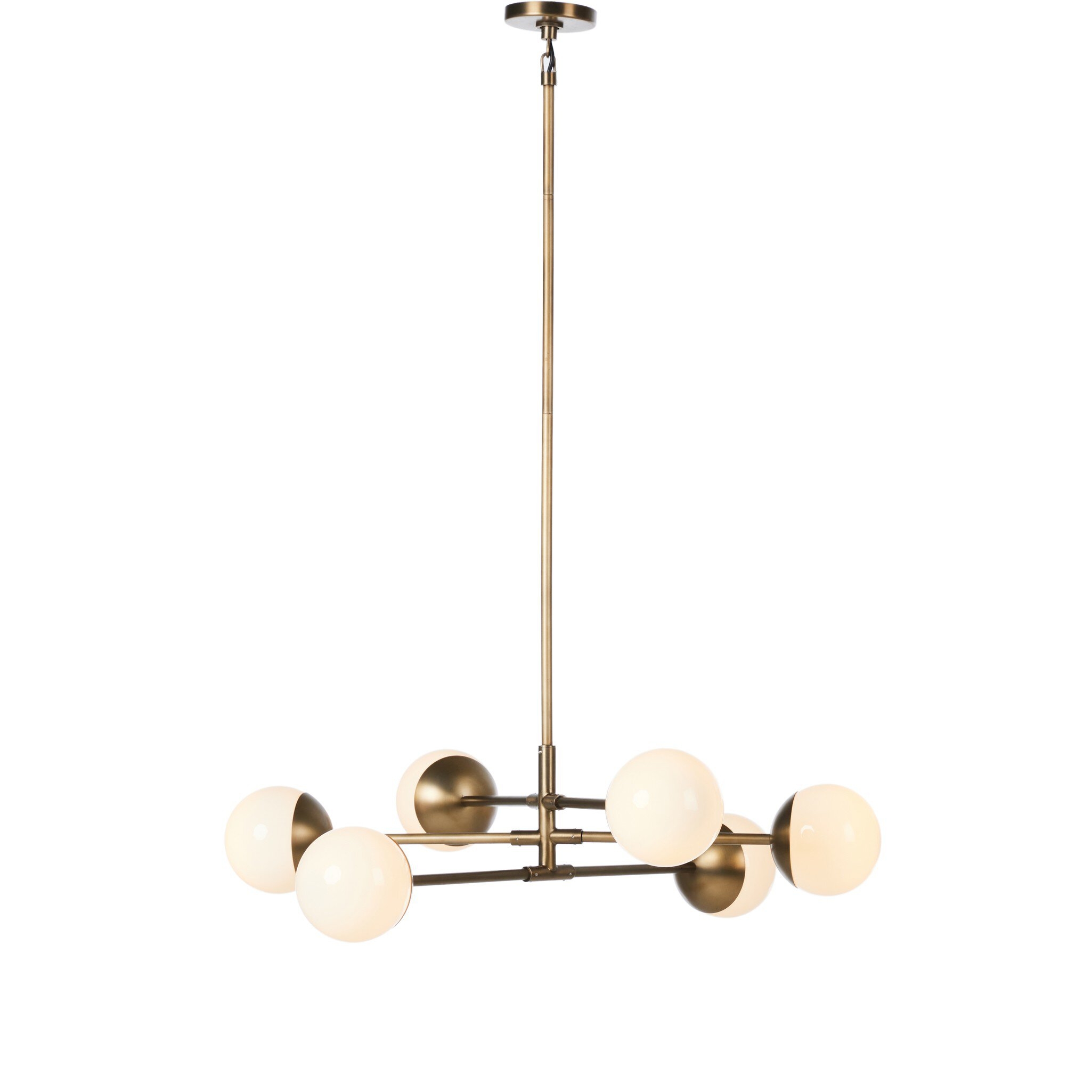 Oriana Chandelier - Aged Brass Iron - Image 1
