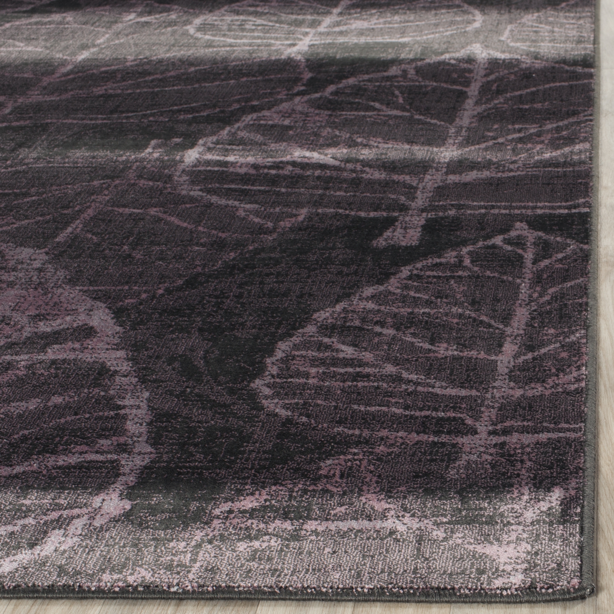 Arlo Home Woven Area Rug, VTG195-2330, Charcoal/Multi,  8' X 11' 2" - Image 2