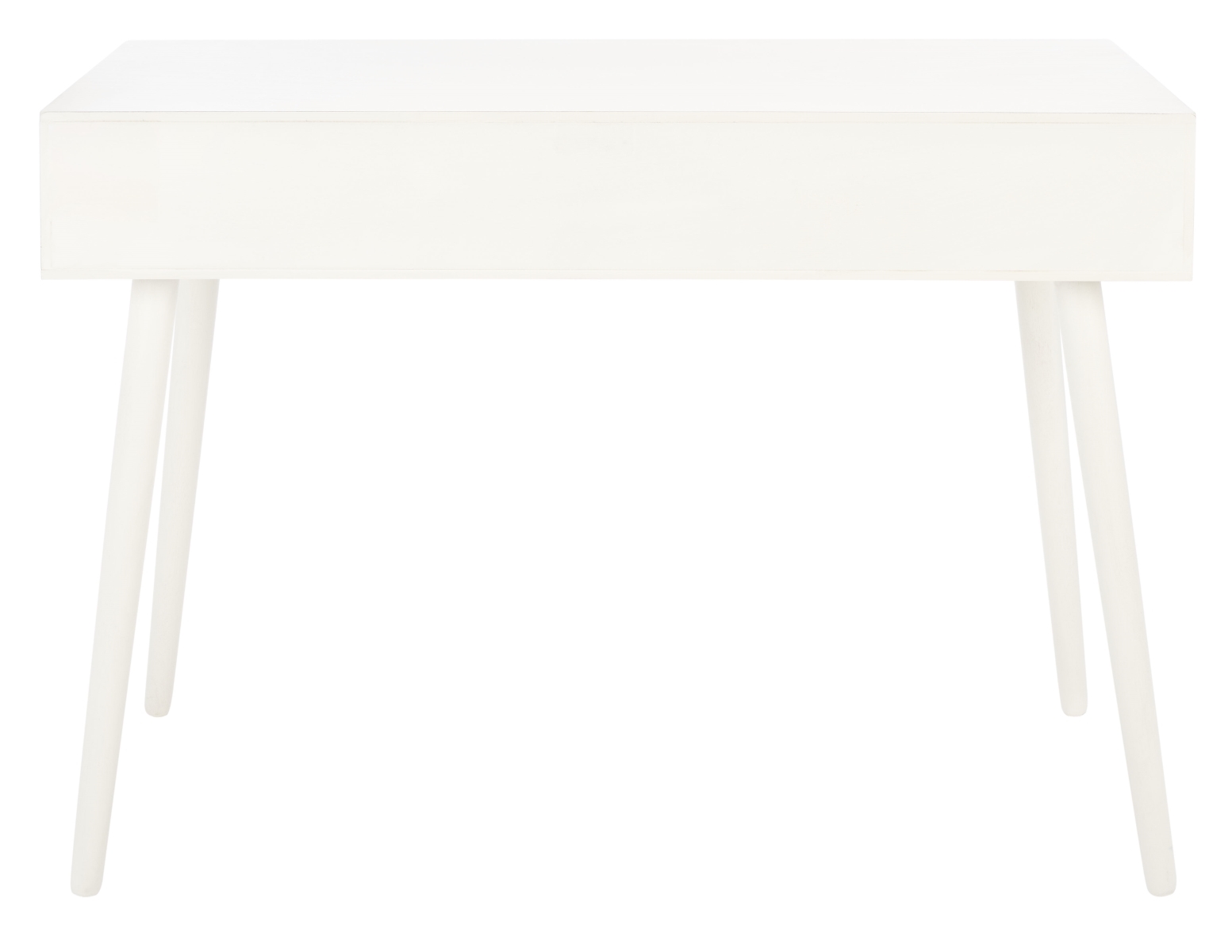 Remy 1 Drawer Writing  Desk - Distressed White - Safavieh - Image 4