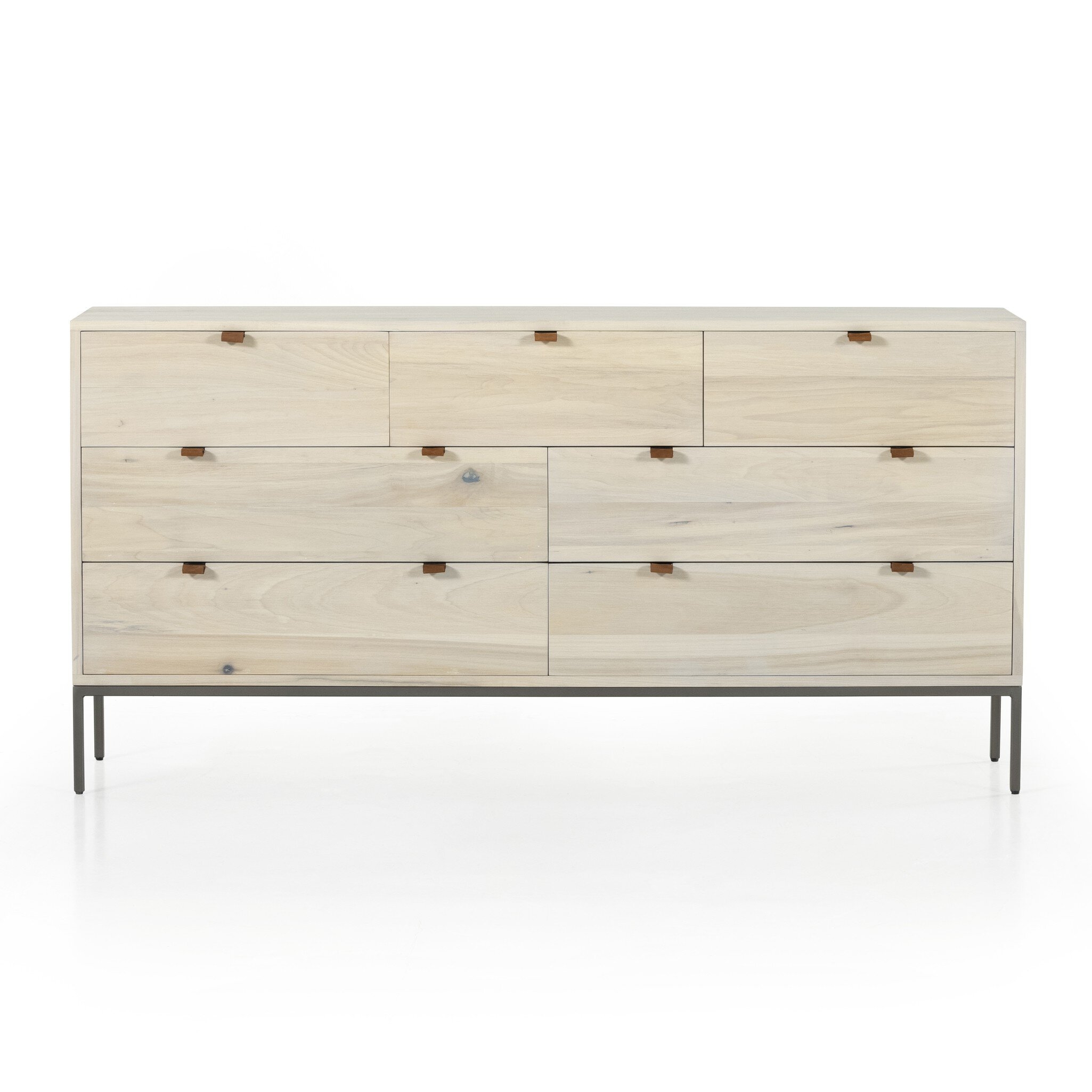 Trey 7 Drawer Dresser - Dove Poplar - Image 2
