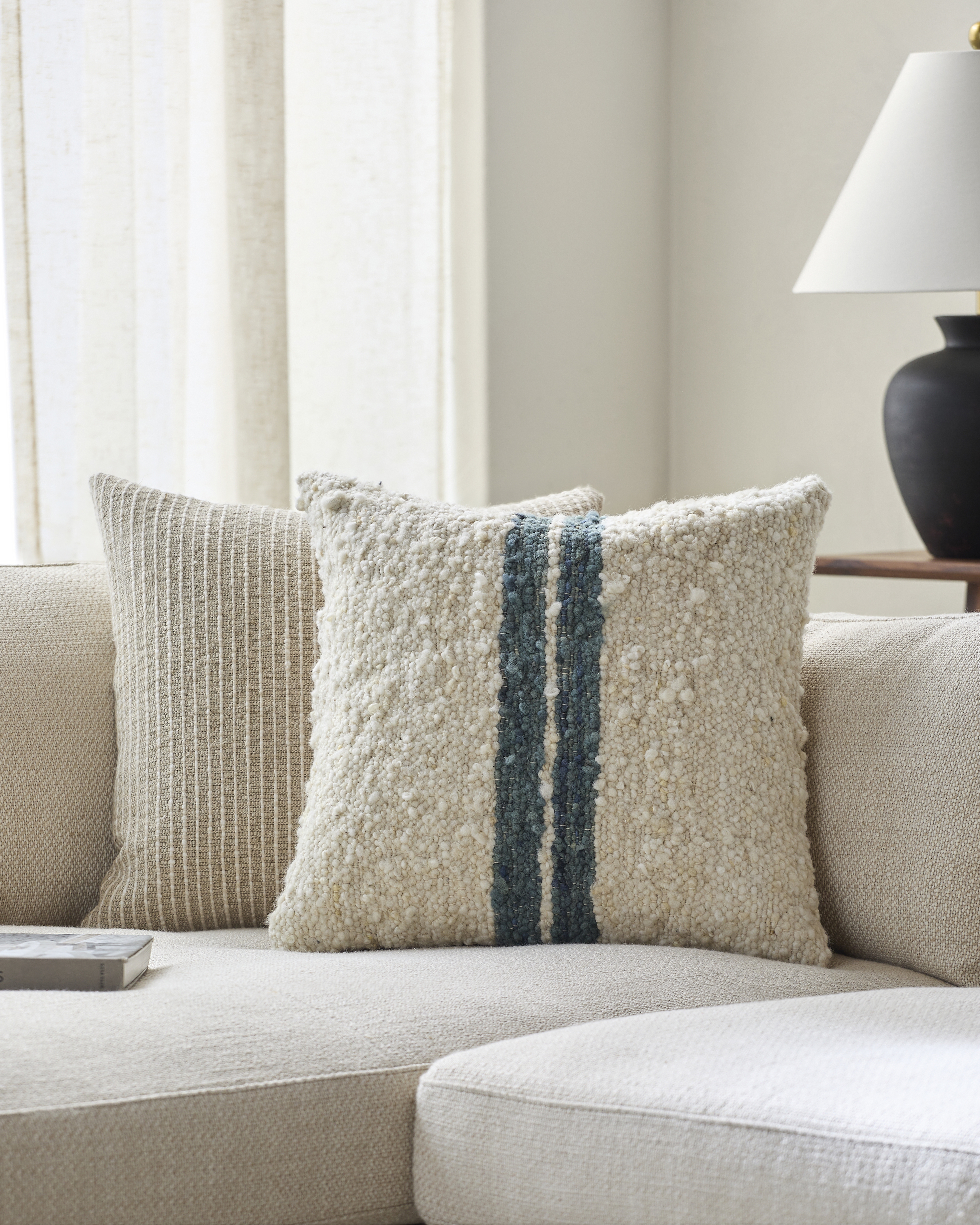 Dagny GNY-003 22"L x 22"W Pillow Cover - Image 1