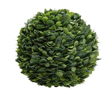 Faux Boxwood Spheres, Green - Single - Image 0