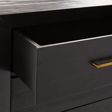 Alexa 33.5" Tall 5-Drawer Dresser, Black - Image 2