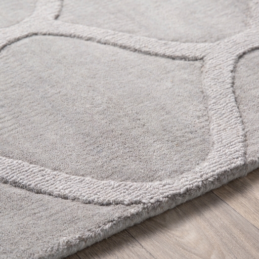 Mystique Gray Indoor 2'6" x 8' Handmade Rug - Image 3