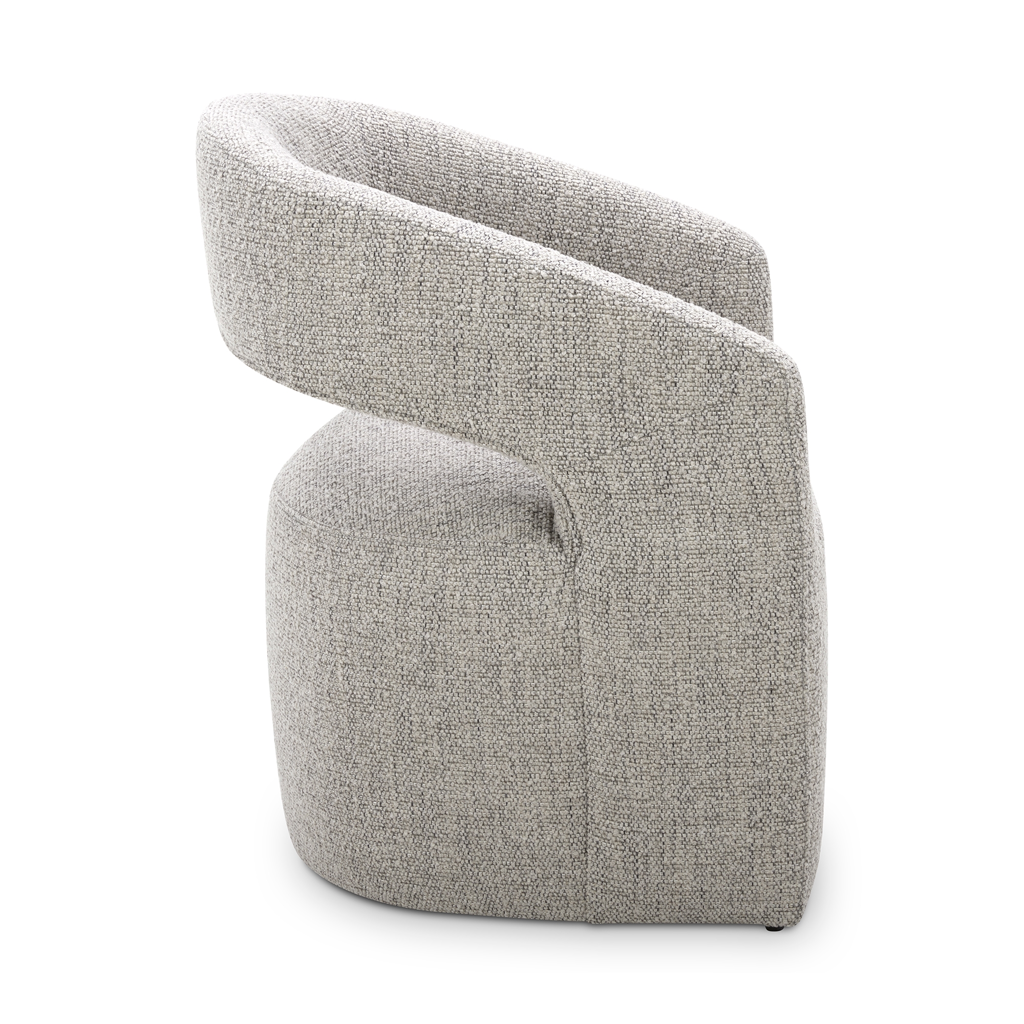 Barrow Rolling Dining Chair Grey Storm - Image 3