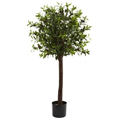4’ Olive Topiary Silk Tree - Image 0