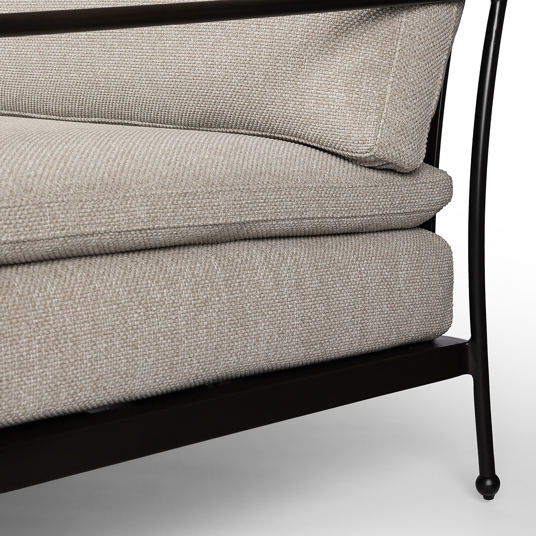 Tally Outdoor Sofa-96" - Ramiro Ecru - Image 7