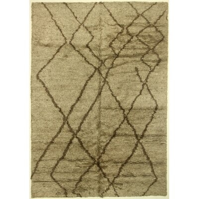 One-of-a-Kind Corbeil Hand-Knotted Gray 10' x 14' Wool Area Rug - Image 0