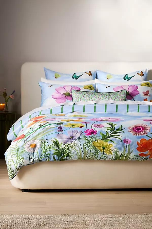 Organic Cotton Sateen Duvet Cover - Image 0