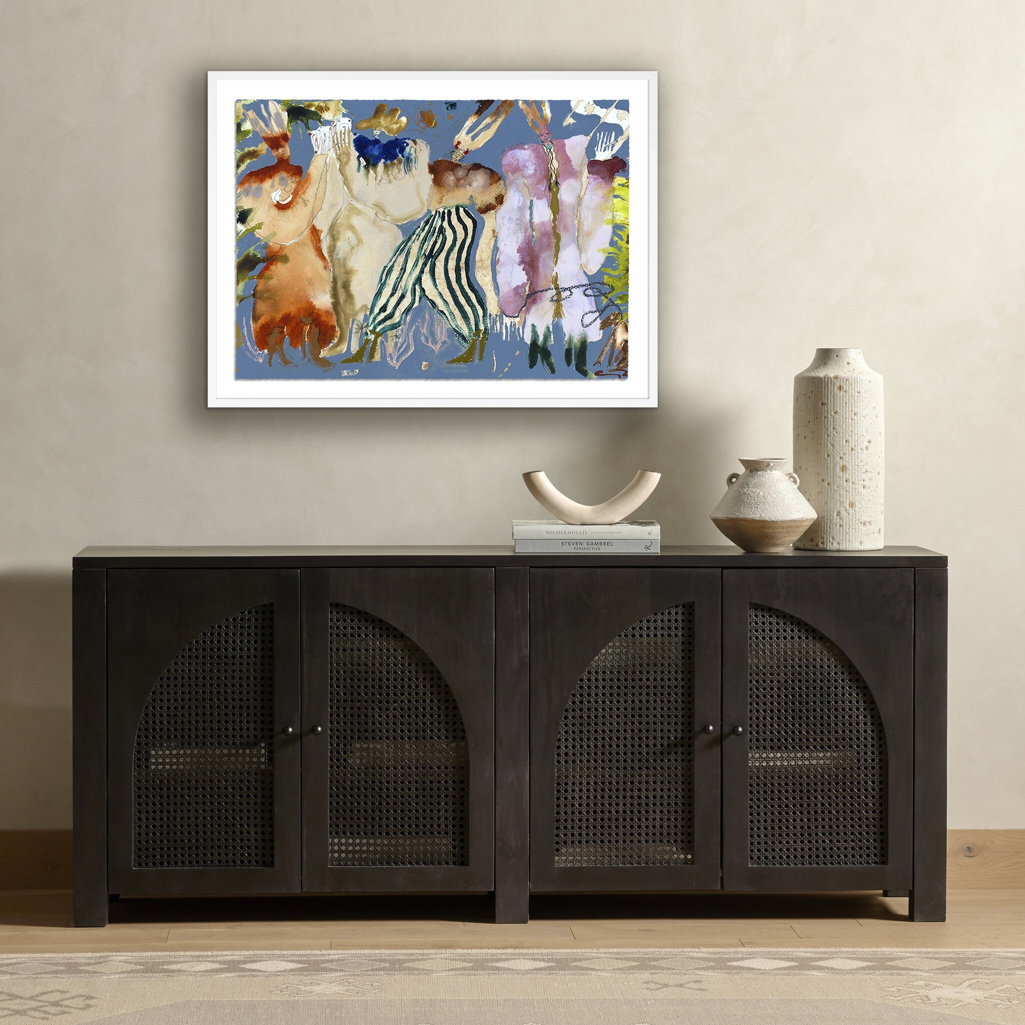 Boy With The Blues II by Caroline Pinney - White 2.5 Maple - Image 1