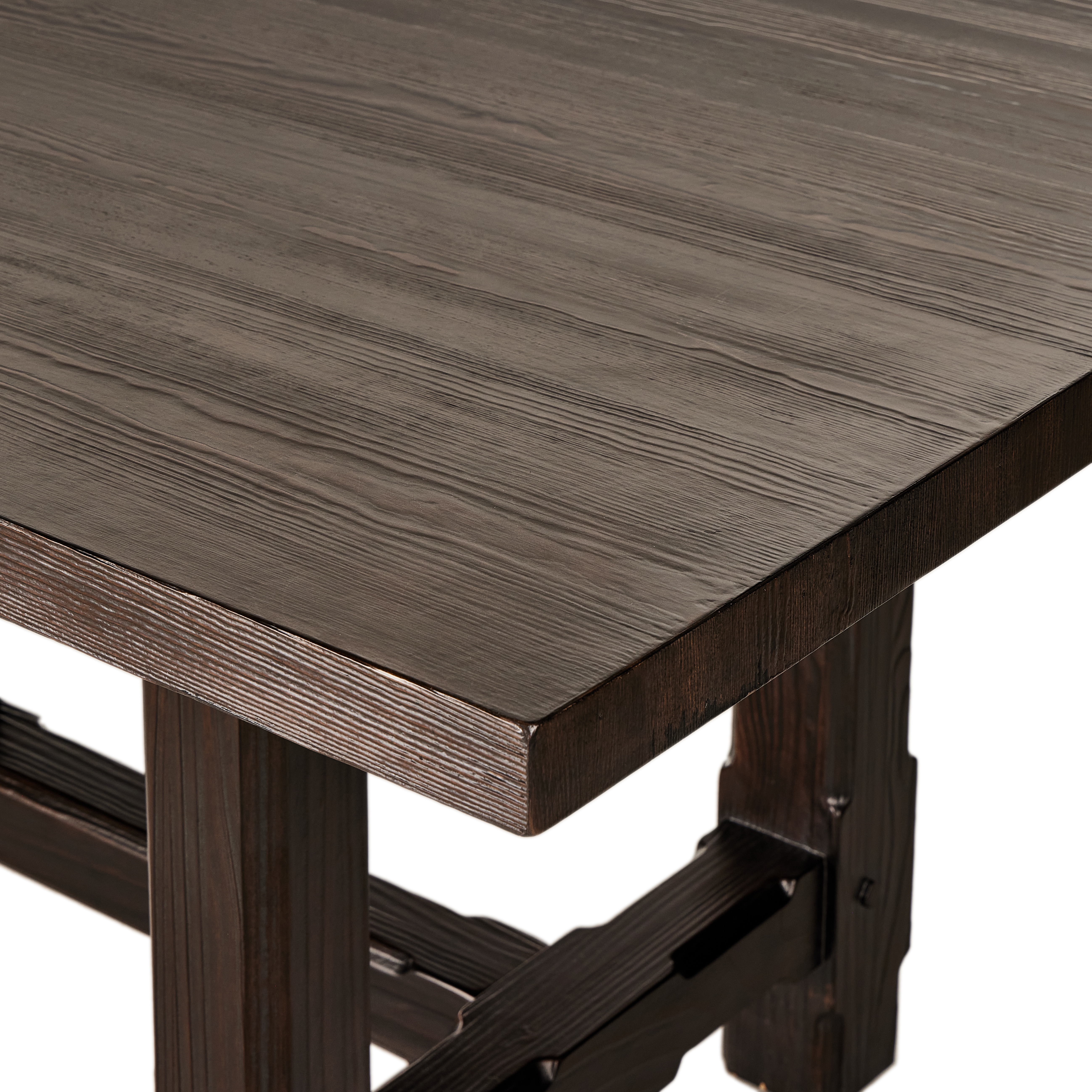 The Arch Dining Table-Medium Brown Fir - Image 7