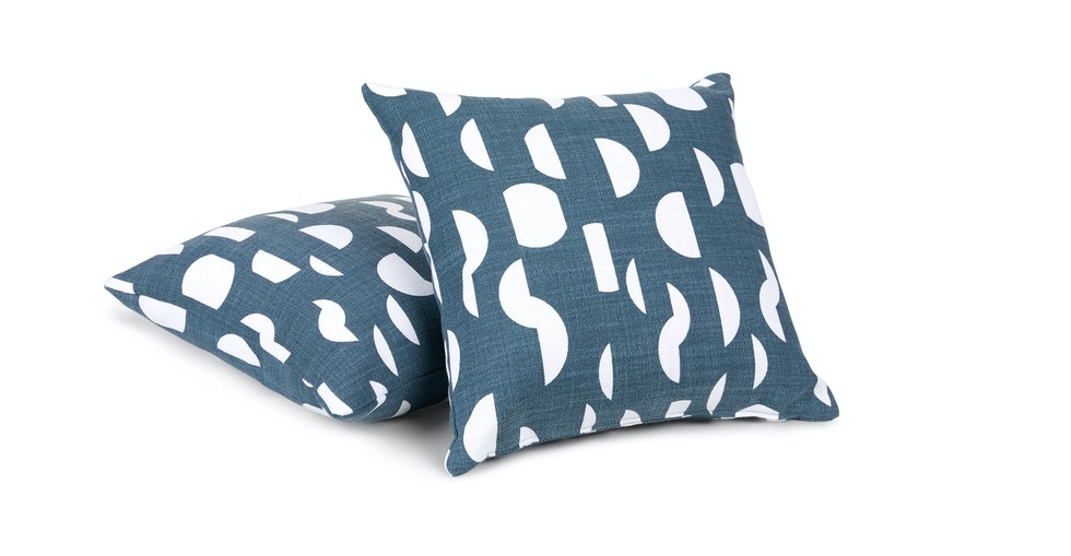 Fasen Geome Blue Large Pillow Set - Image 0