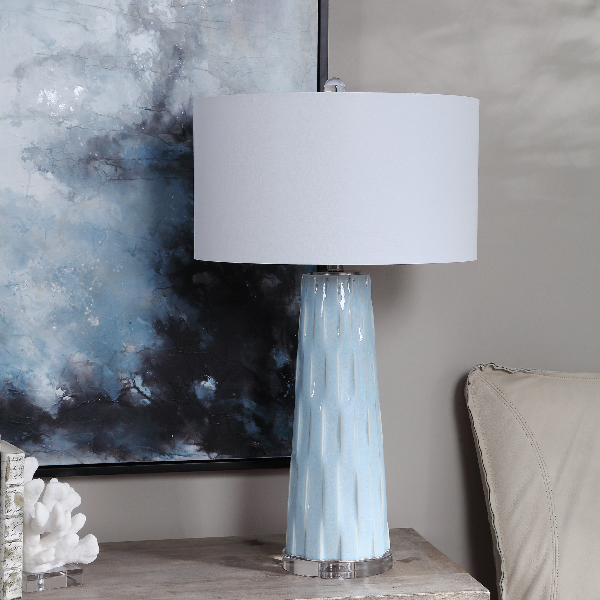 Brienne Light Blue Table Lamp - Image 5