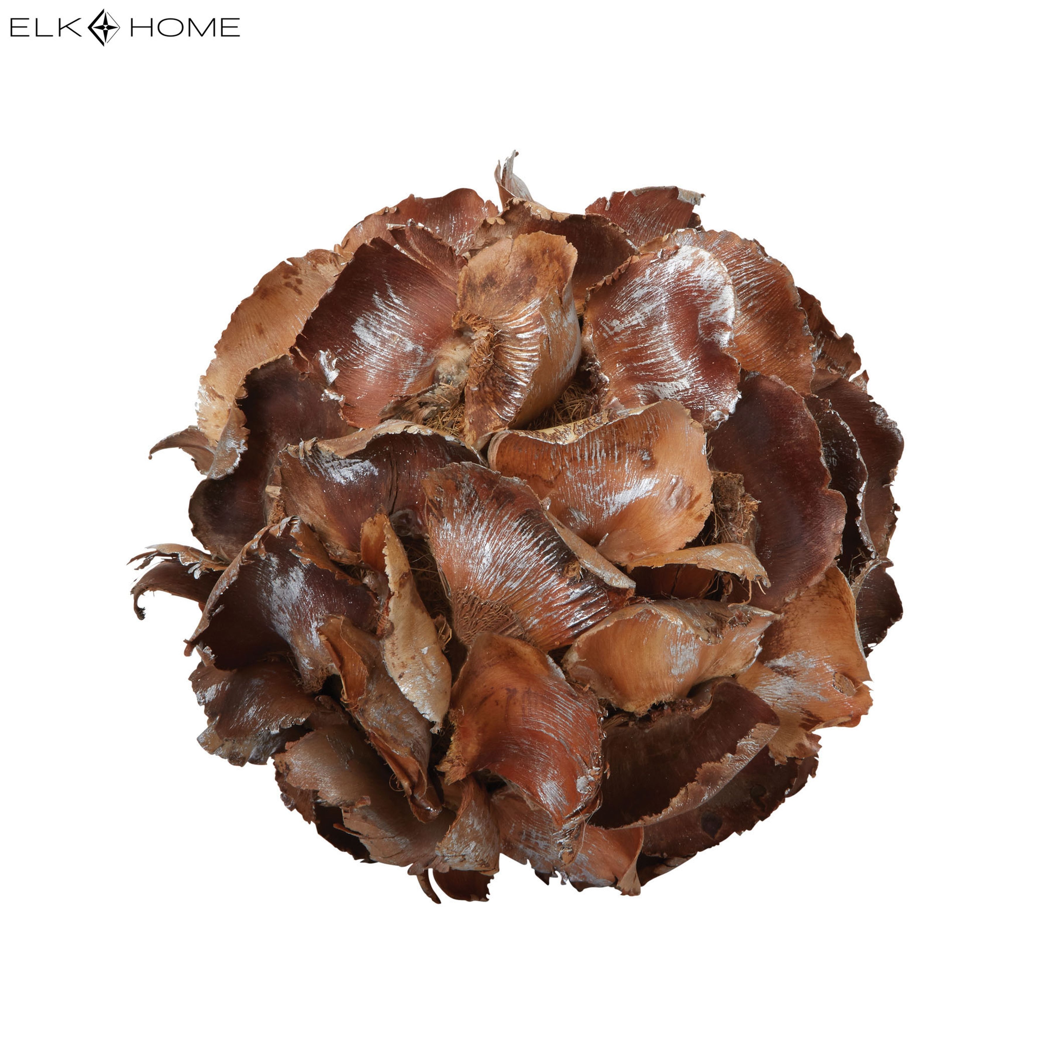 Silver Gilt Palm Petal Ball - Large - Image 1