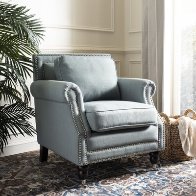 30" Wide Cotton Armchair - Image 0