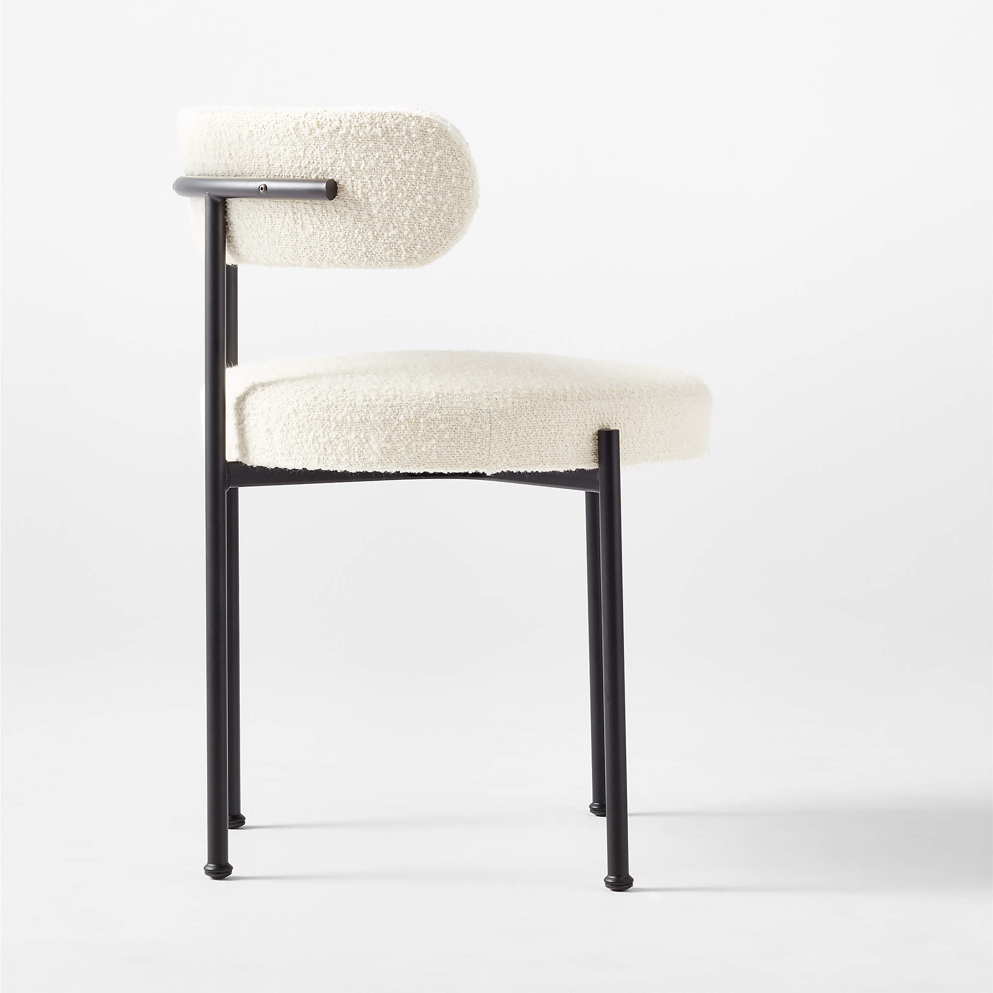 Inesse Boucle Ivory Dining Chair - Image 3
