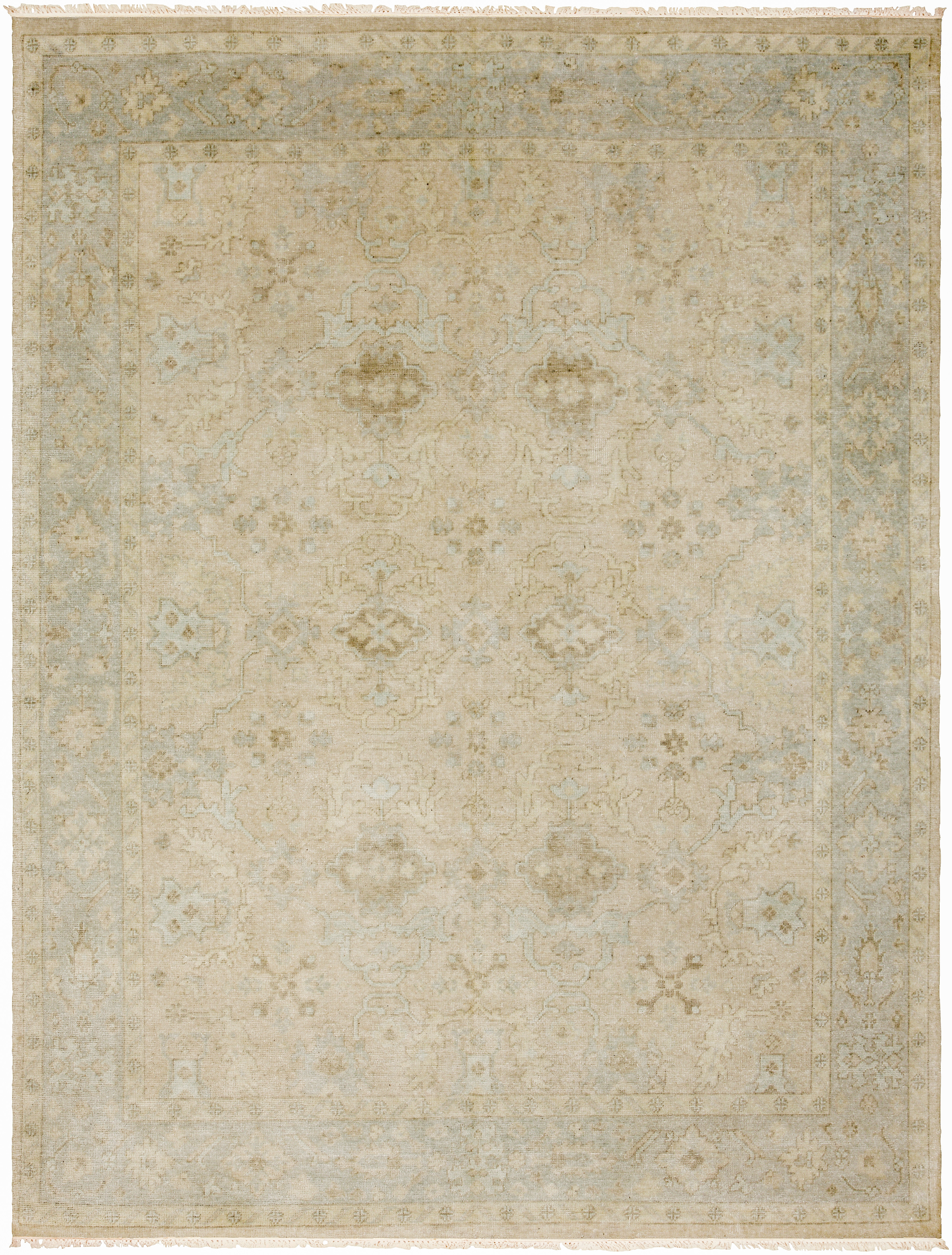 Lara White Indoor 2' x 3' Handmade Rug - Image 0