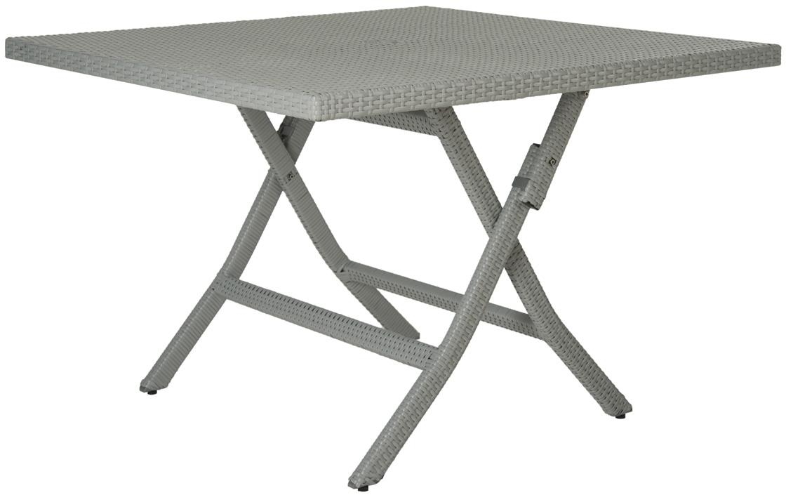 Samana Square Folding Table - Grey - Safavieh - Image 4