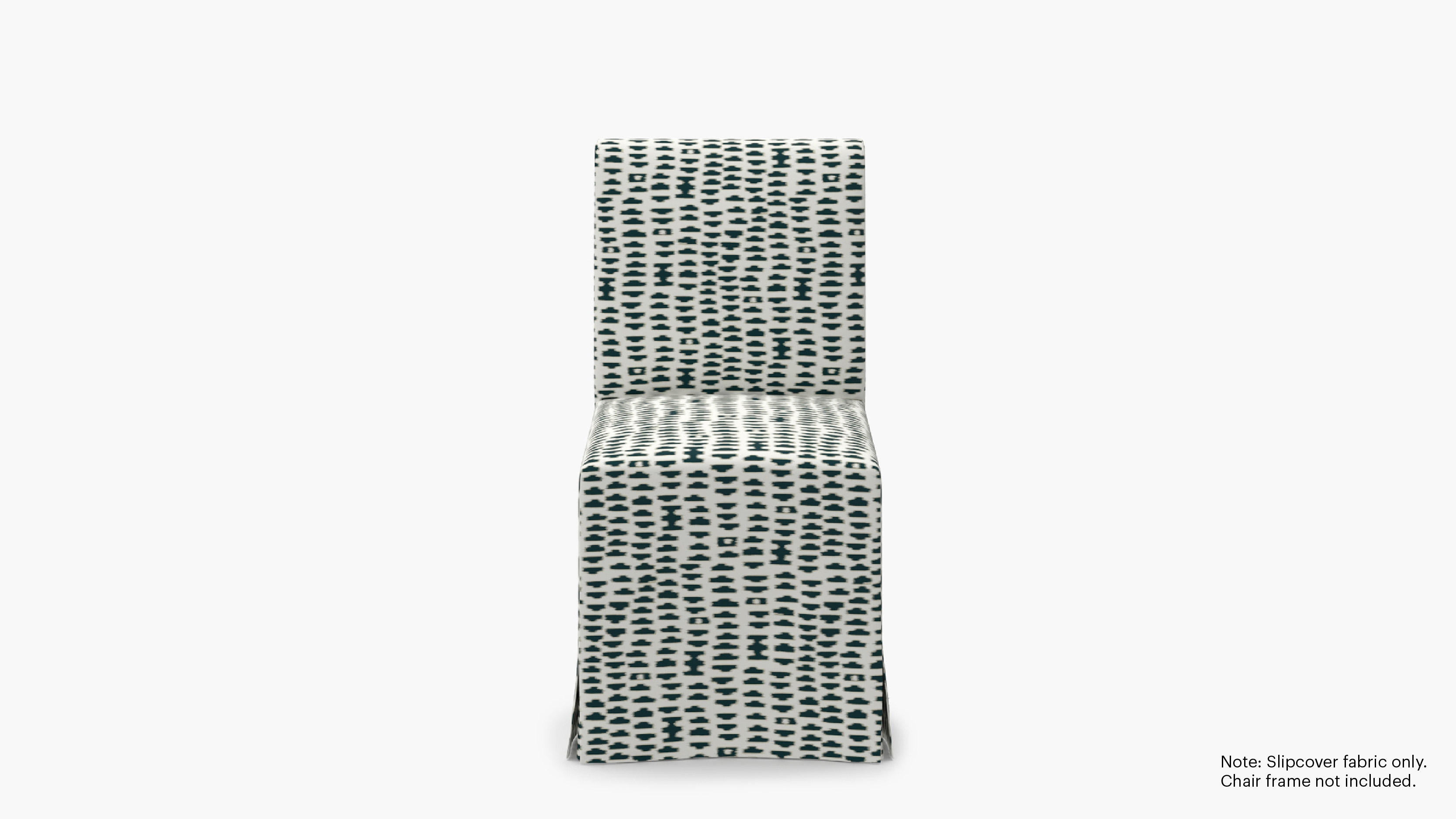 Slipcovered Signature Dining Chair - Cover Only, Ivory Odalisque - Image 0