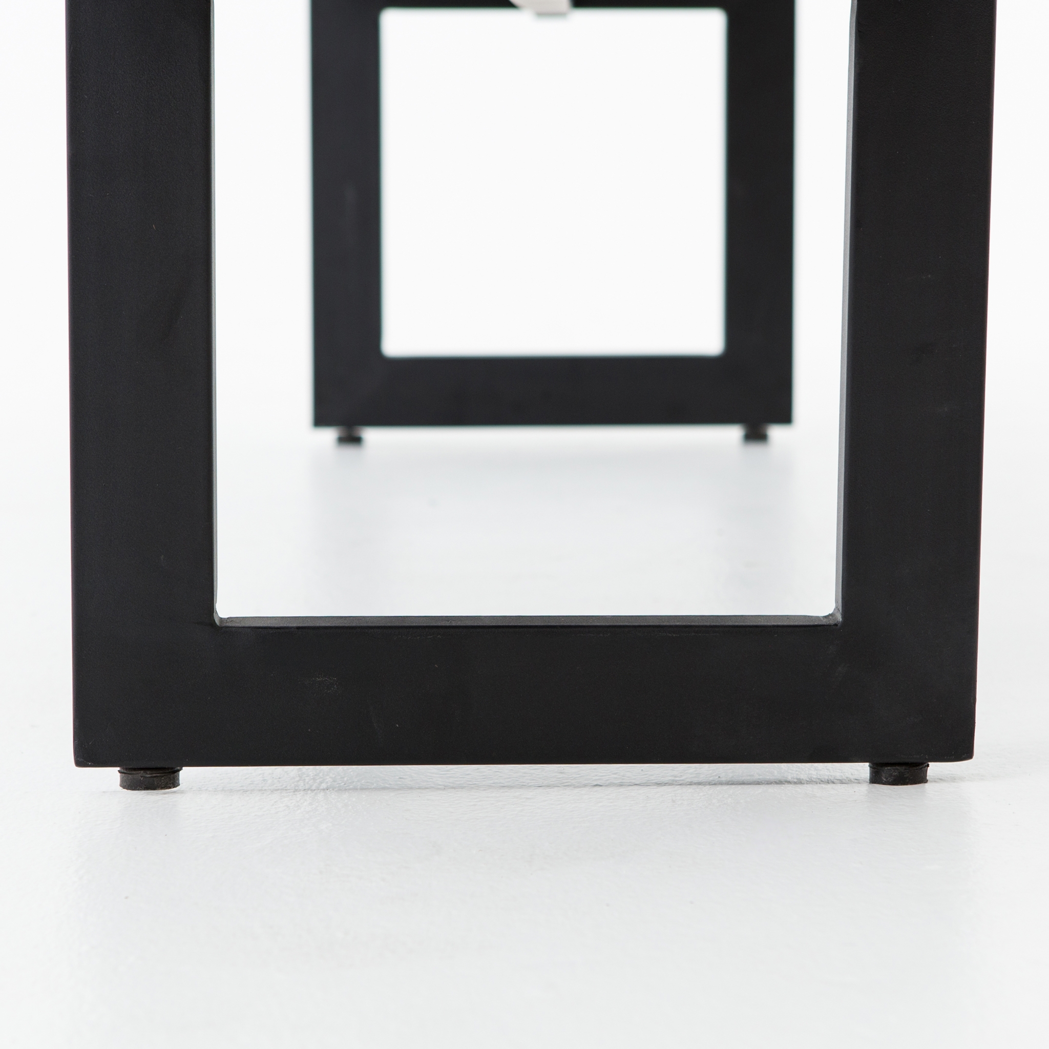 Judith Outdoor Dining Bench - Black - Image 1