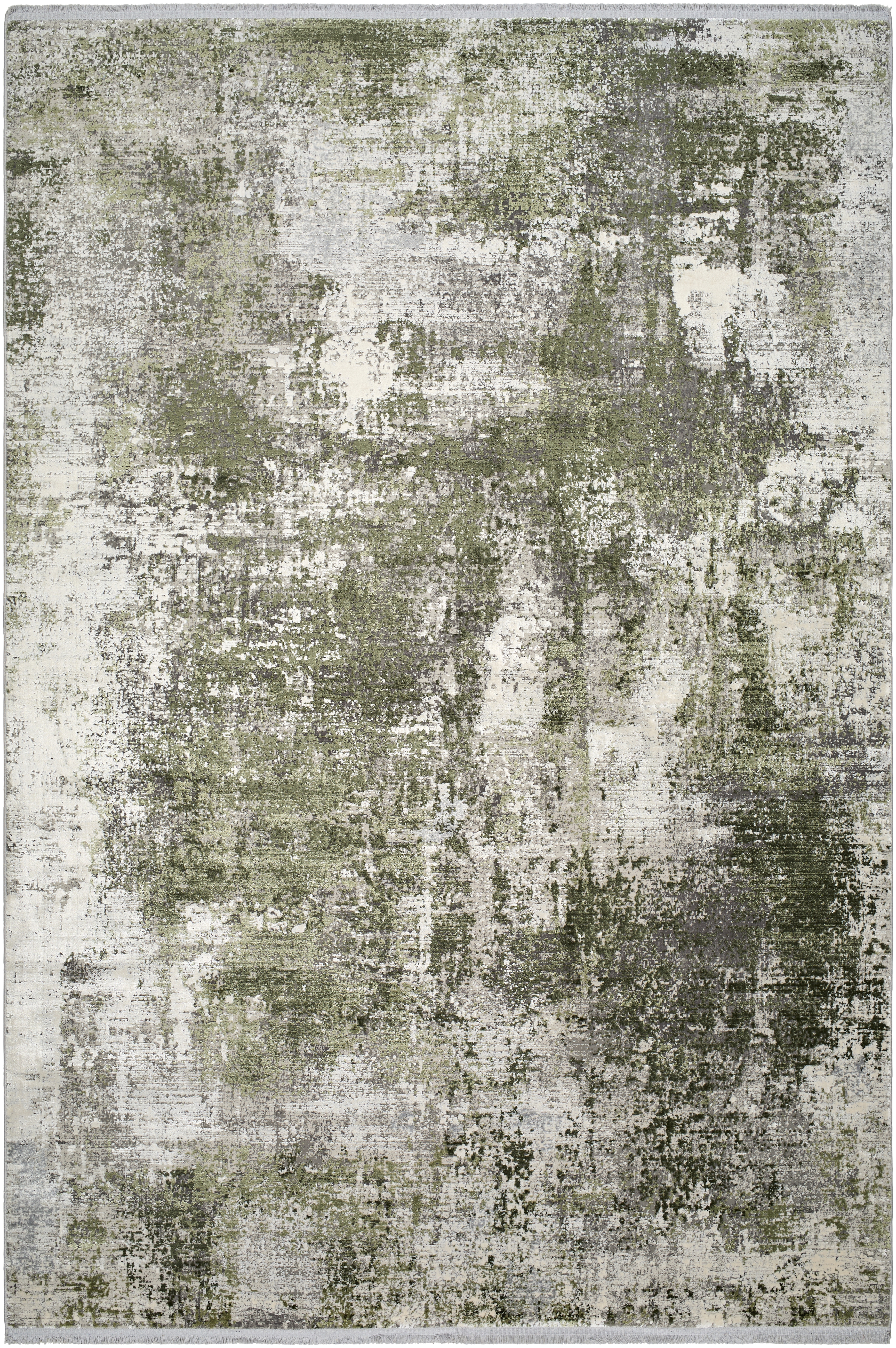 Solar Green Indoor 9'9" x 14' Machine Woven Rug - Image 0