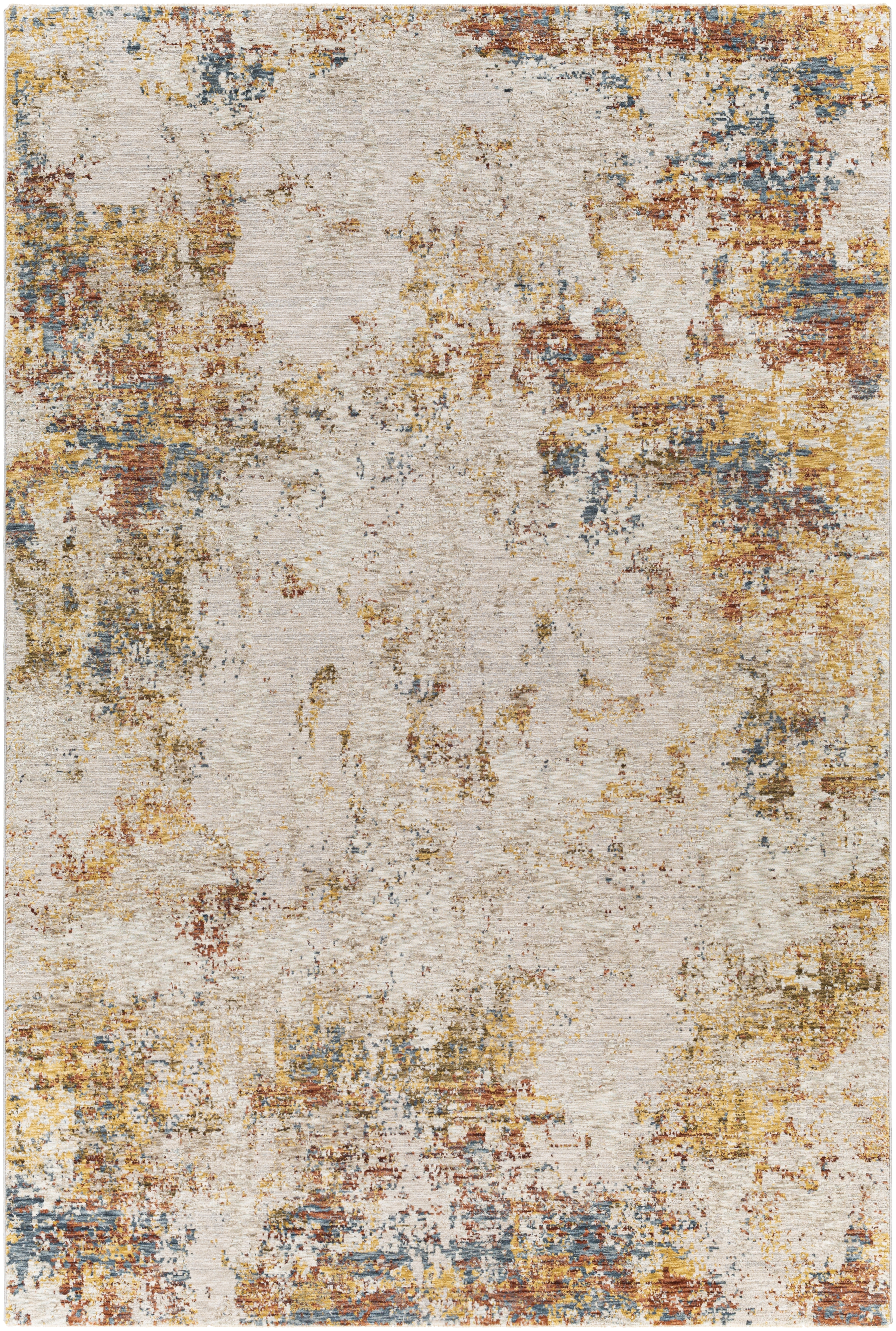 Reina Beige Indoor 10' x 13'11" Machine Woven Rug - Image 0