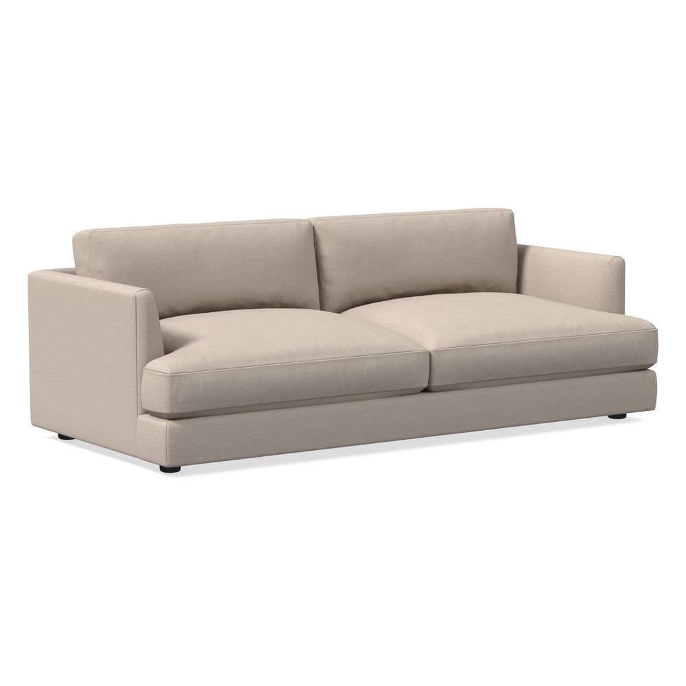 Haven 84" Multi-Seat Sofa, Standard Depth, Yarn Dyed Linen Weave, Sand - Image 0