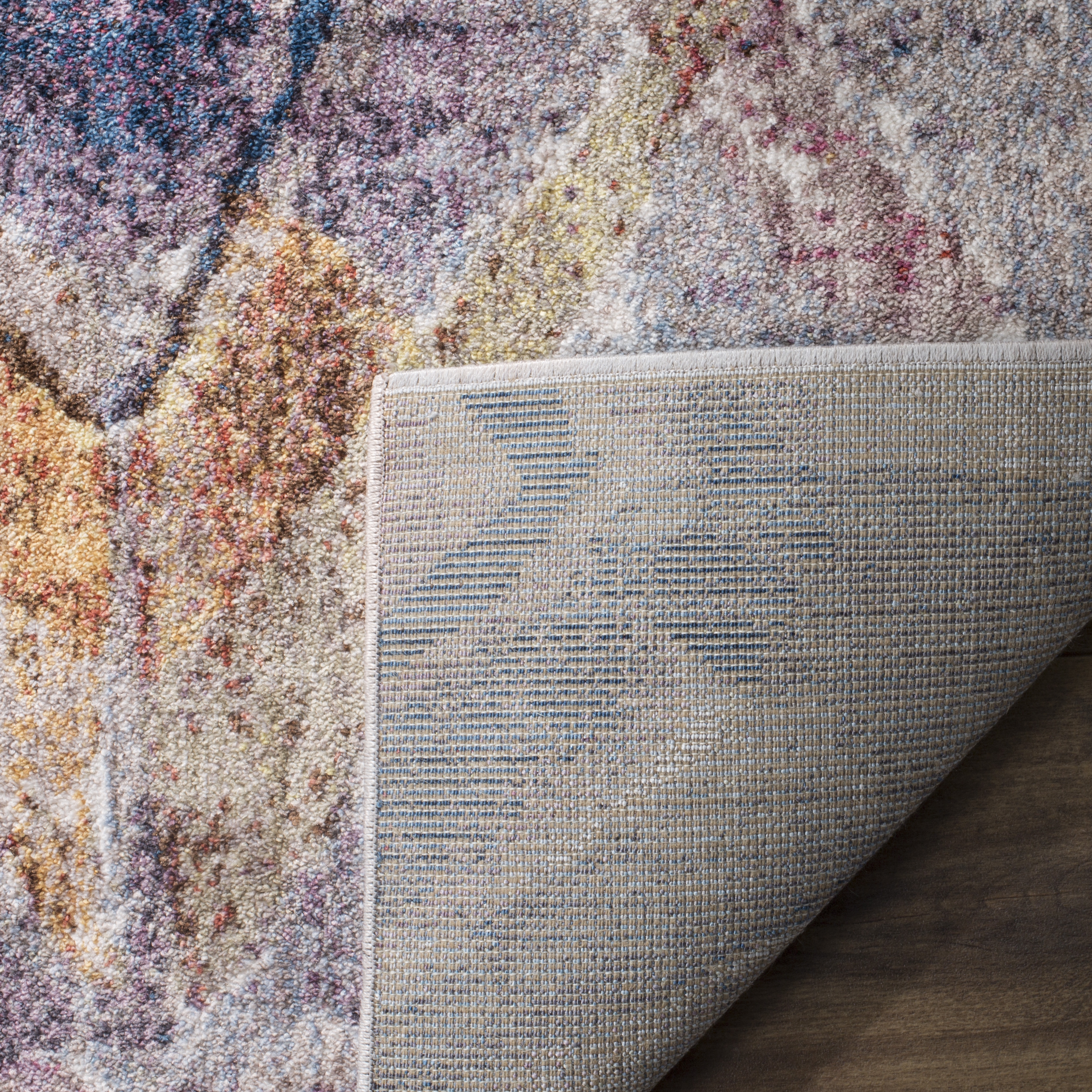 Arlo Home Woven Area Rug, BTL356P, Lavender/Light Grey,  9' X 12' - Image 2