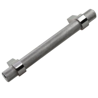 Solid Steel Knurled Euro 3 3/4" Center to Center Bar Pull - Image 0