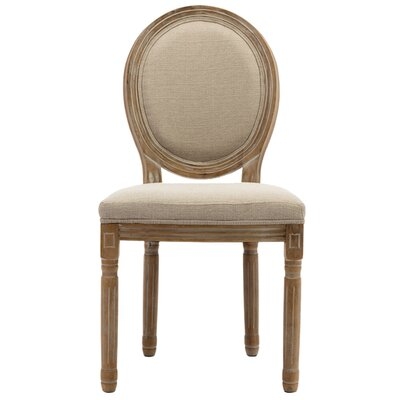 Mablethorpe Upholstered King Louis Back Side Chair - Image 0