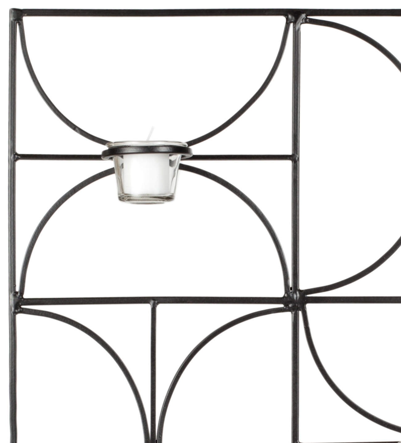 Roxy Votive Wall DÃ©cor - Black Powder Coated - Safavieh - Image 1