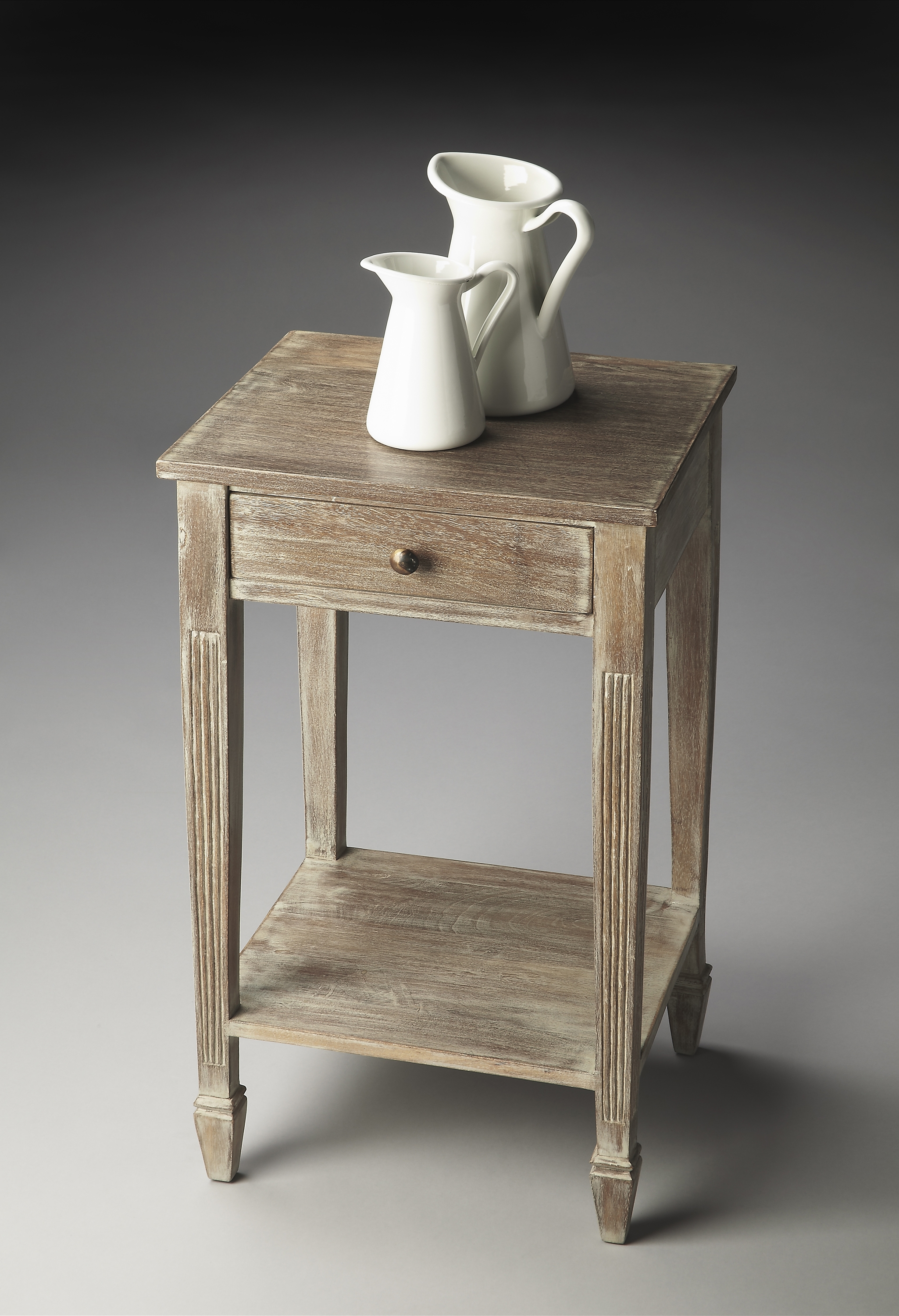 Bixby Weathered Gray Side Table - Image 1