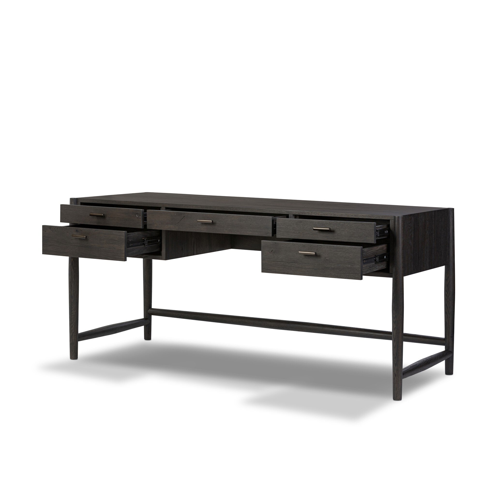 Glenview Desk - Cracked Smoked Black Veneer - Image 7
