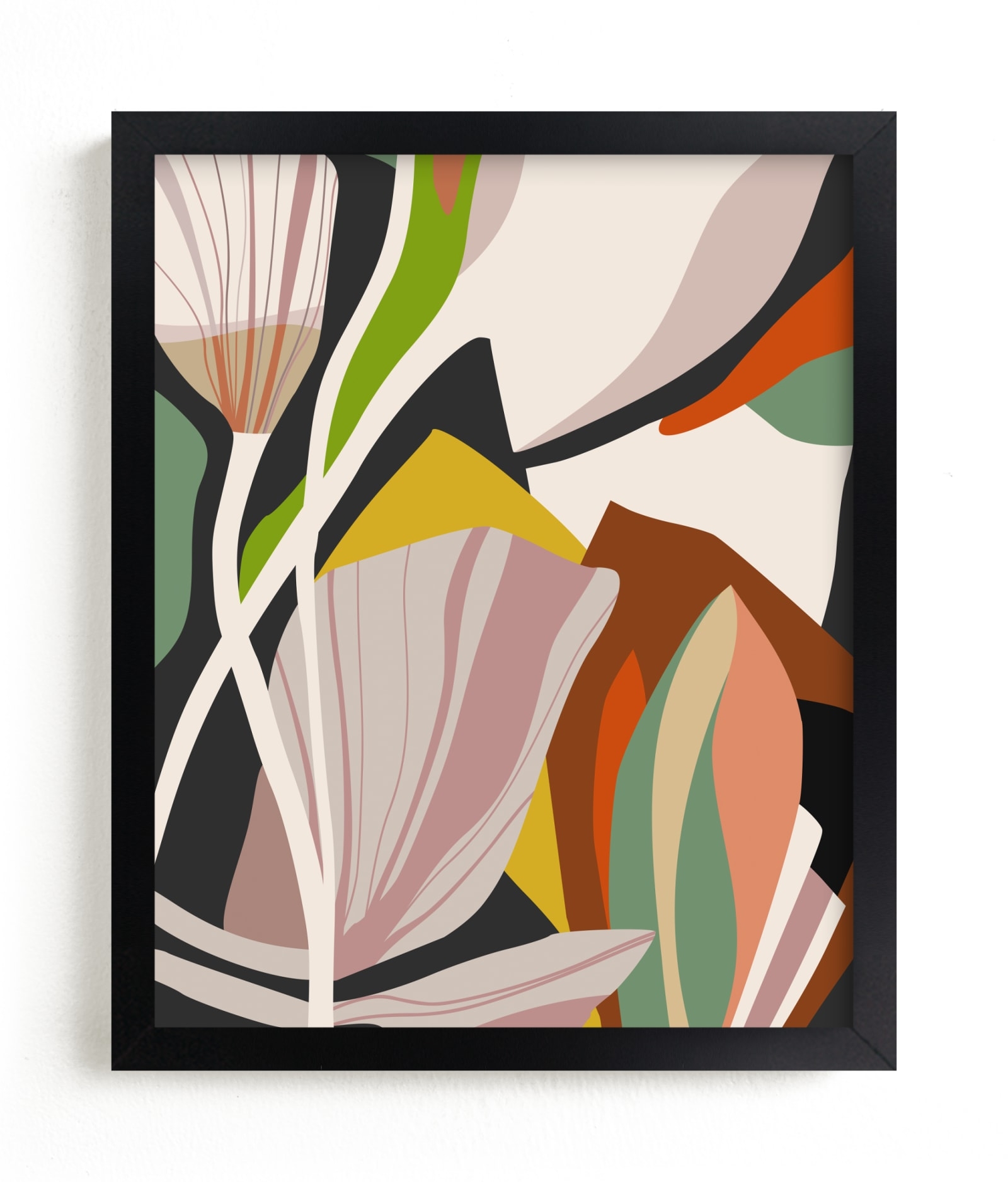 Leaves And Flowers Limited Edition Fine Art Print 2 - Image 0