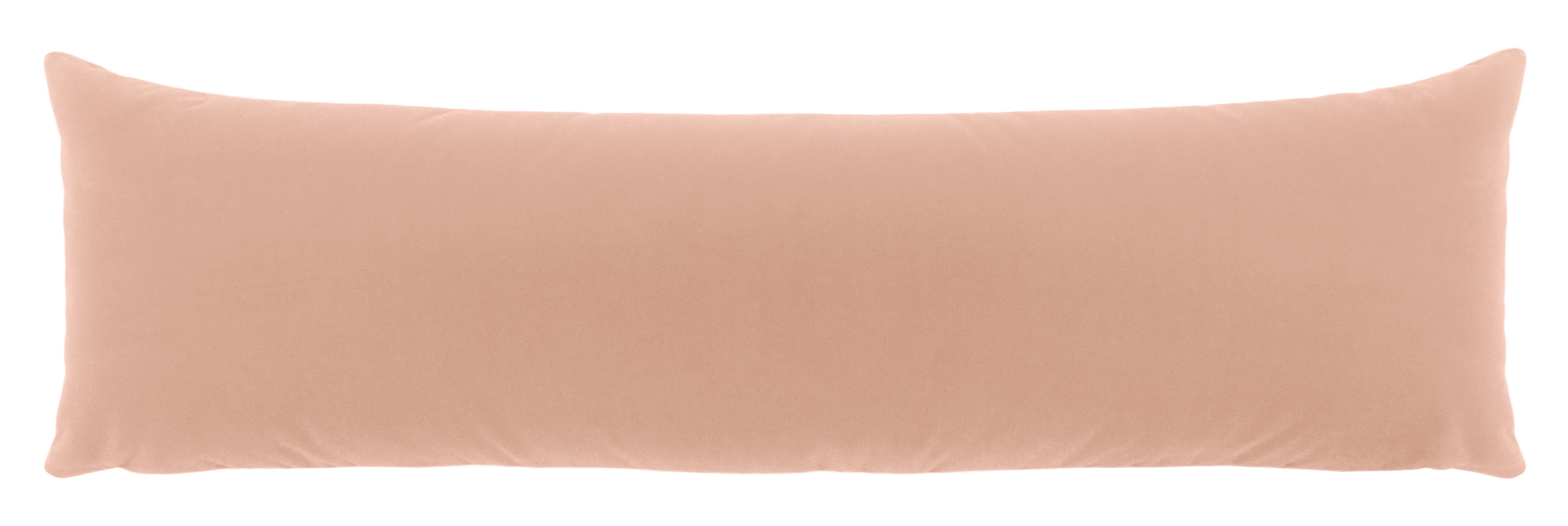 THE XL LUMBAR :: MOHAIR VELVET // BLUSH - 14" X 48" - Image 1