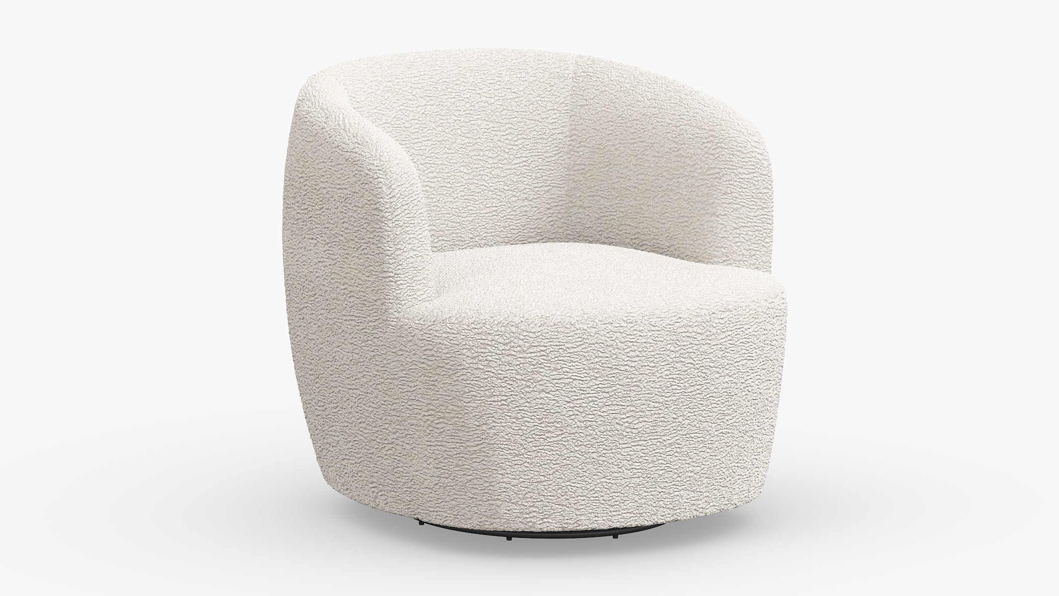 Tub Swivel Chair, Sheepskin - Image 0