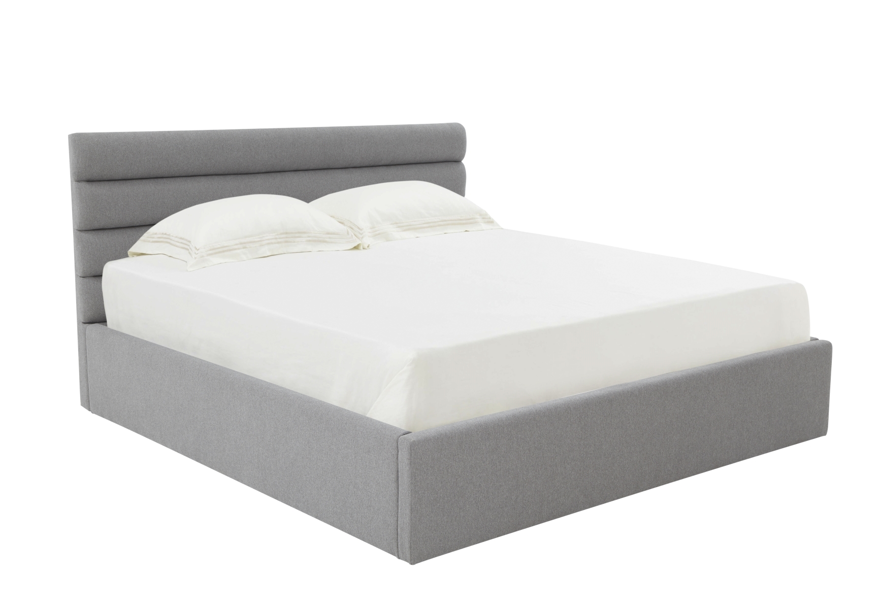 Jaybella Lowprofile Tufted Bed - Light Grey - Image 4