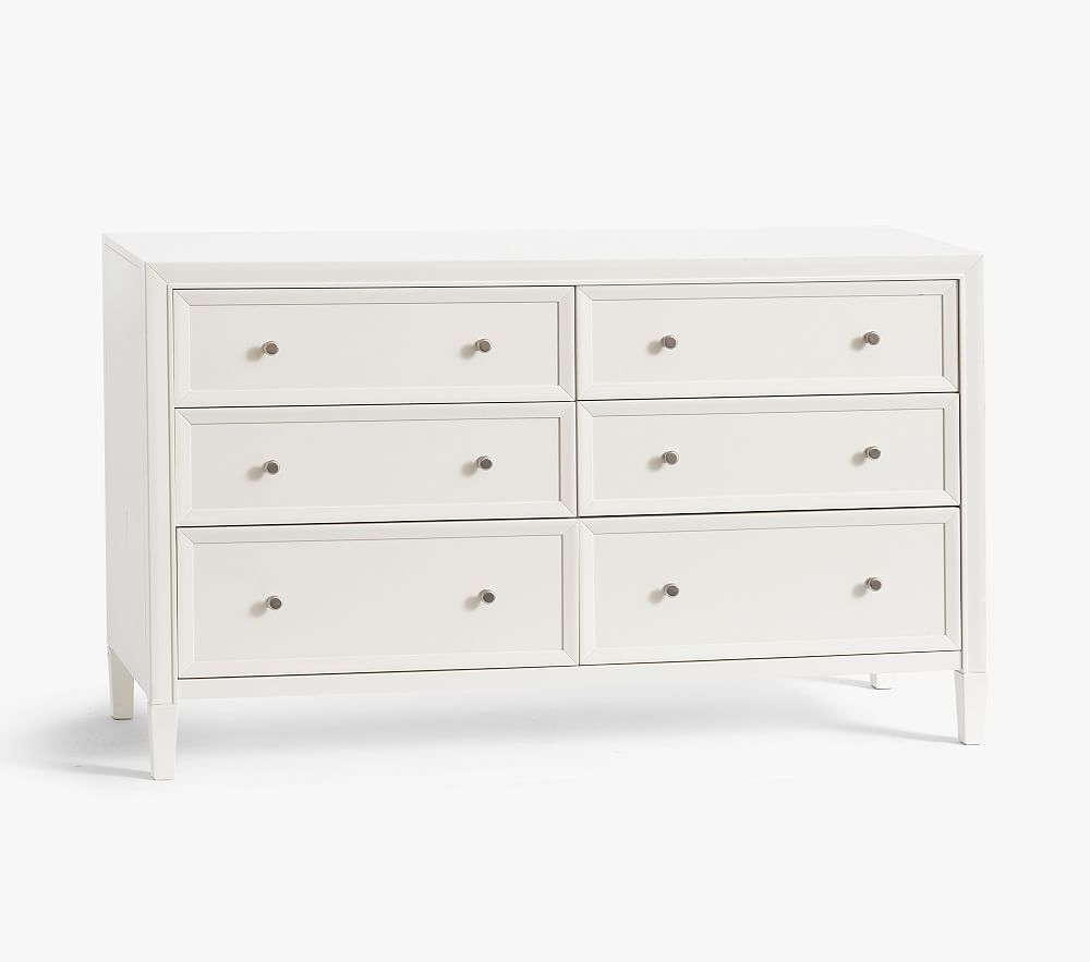 Parker Extra-Wide Dresser, Simply White, In-Home Delivery - Image 0