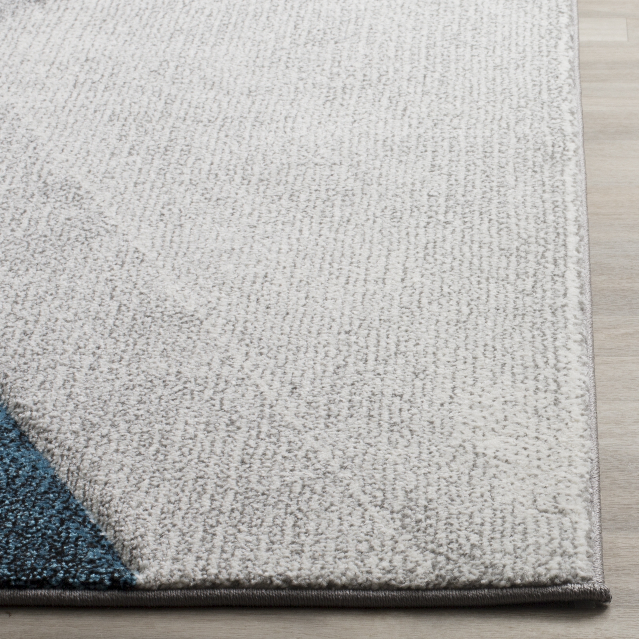 Arlo Home Woven Area Rug, HLW710D, Grey/Teal,  2' 7" X 5' - Image 1