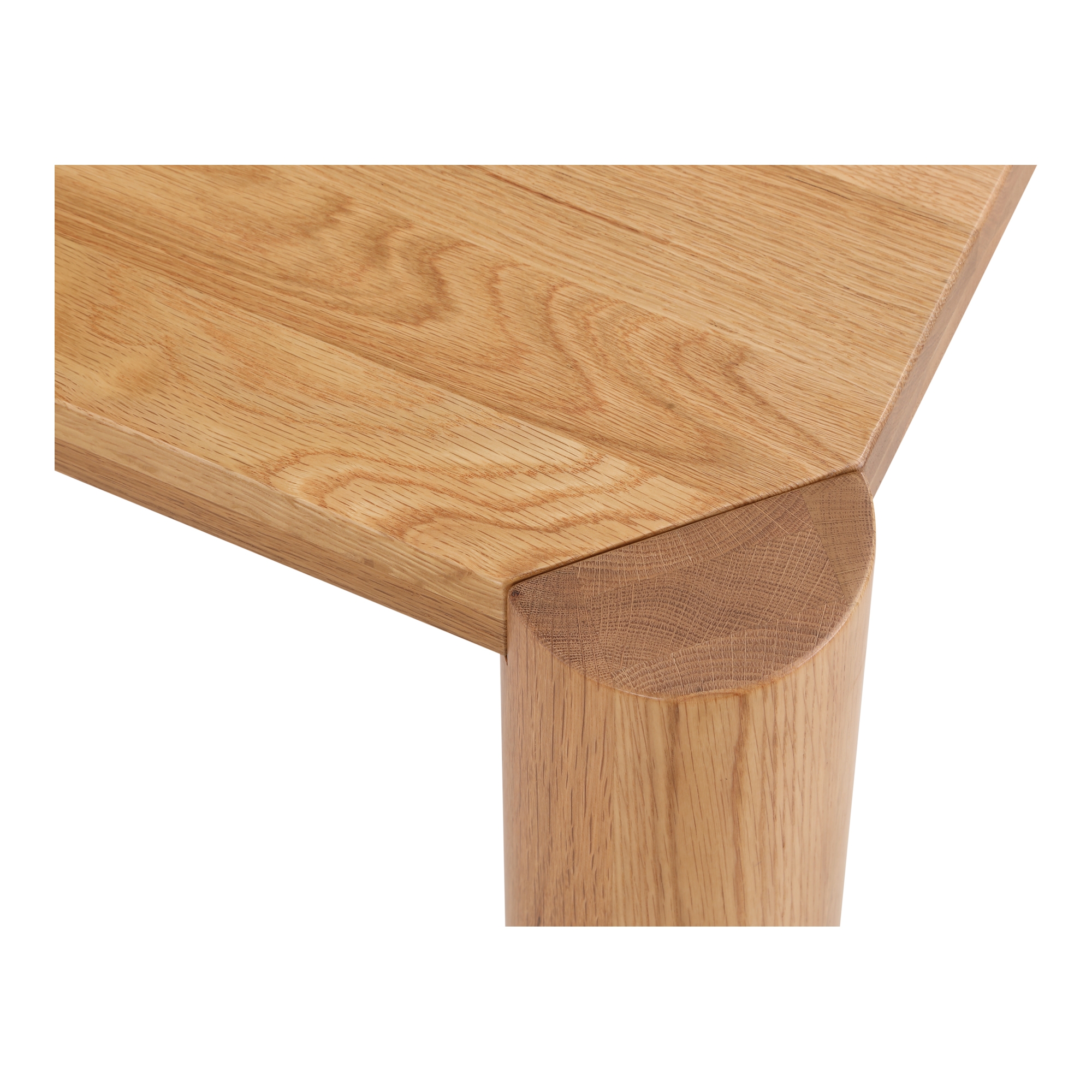 Post Small Dining Table Natural Oak - Image 5