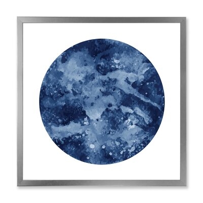 Space Galaxy Circle - Modern Canvas Wall Art Print-FDP35029 - Image 0