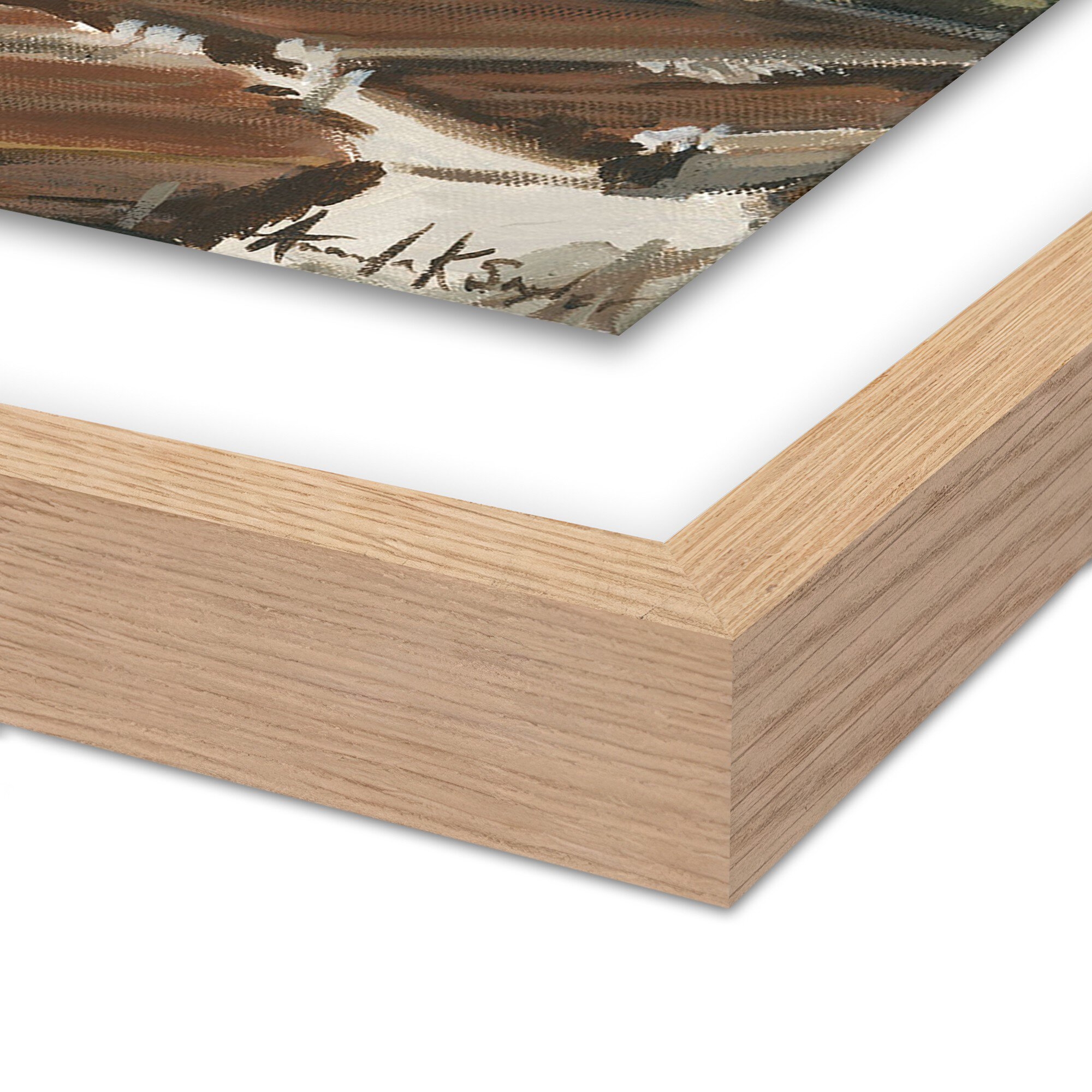 Hollywood Bowl, Cal 1970 by Amanda Snyder - Vertical Grain 2.5 White Oak - Image 1