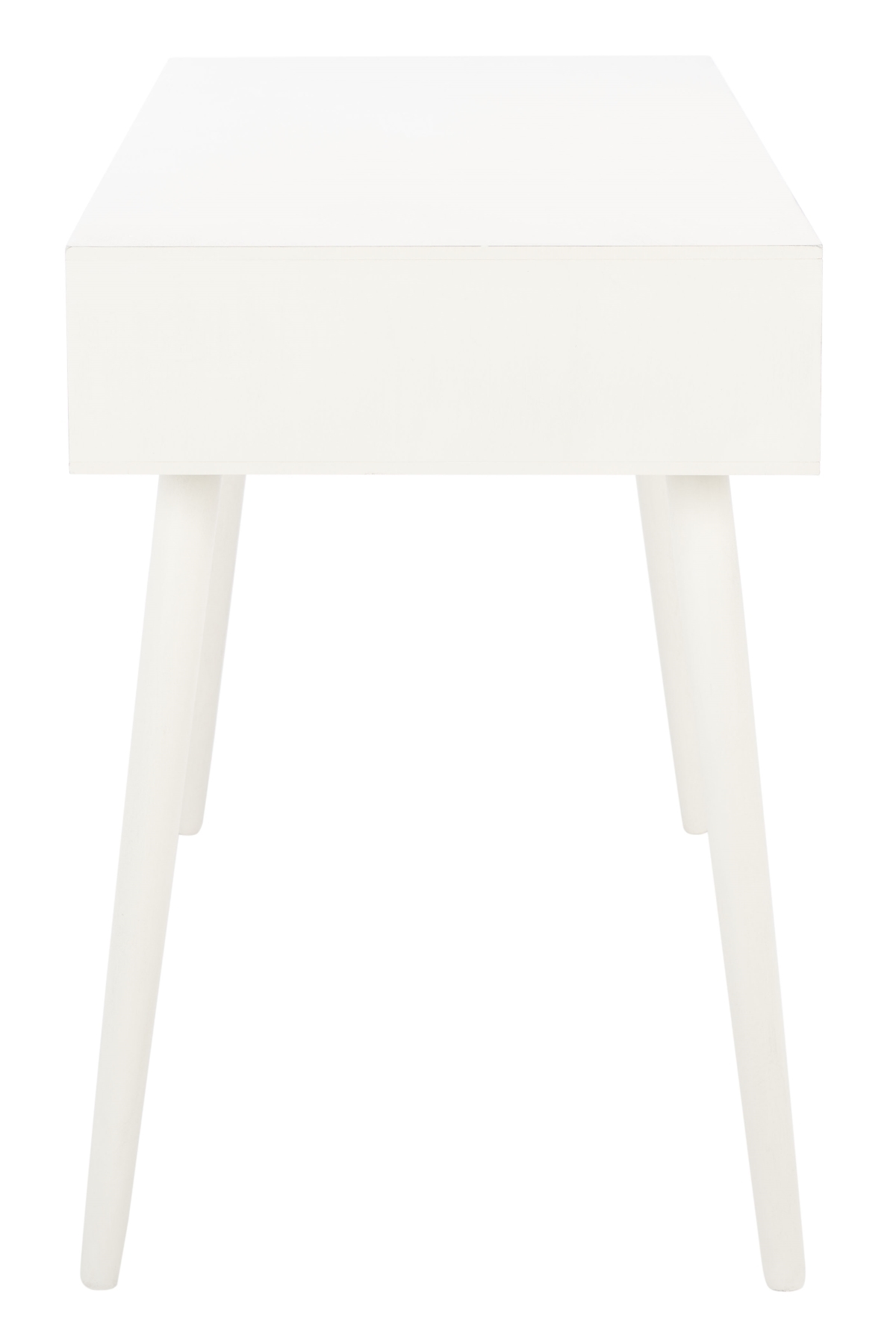 Remy 1 Drawer Writing  Desk - Distressed White - Safavieh - Image 3