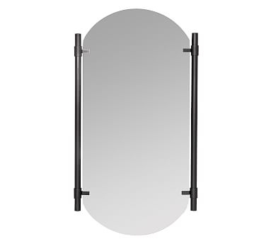 Haven Wall Mirror, Black - Image 0