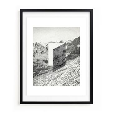 Minted Mountain View, 18X24, Full Bleed Framed Print, Black Wood Frame - Image 2