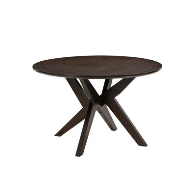 Dennard 48" Birch Solid Wood Pedestal Dining Table - Image 0