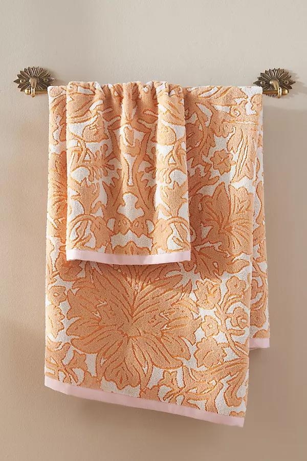 Devon Floral Cotton Towel Collection - Image 0